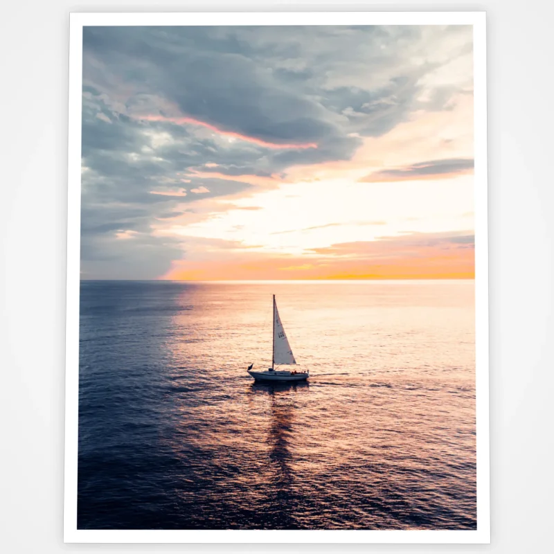 image of an 8x10 print with white borders