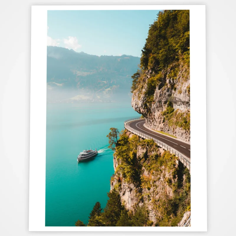 image of an 11x14 print with a full frame white border