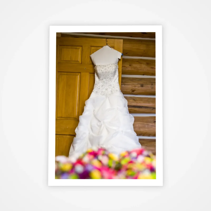 image of a 5x7 print with white borders