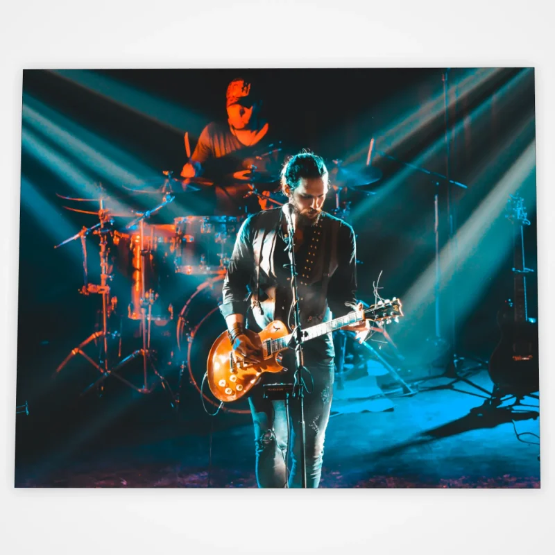 image of an 8x10 print from a concert